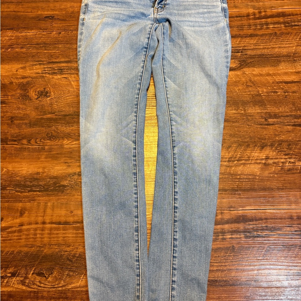American Eagle Women’s Light Wash Jeans Leggings Size 6 Skinny Jeans